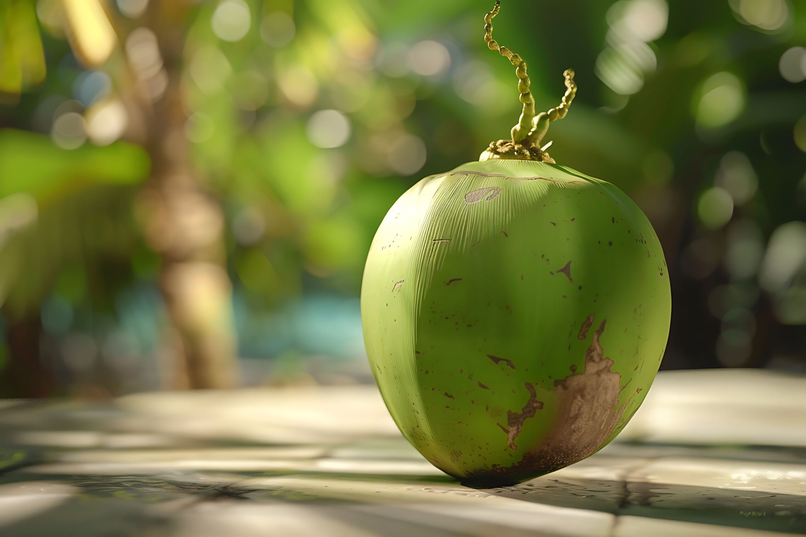 Tender coconut freshly picked